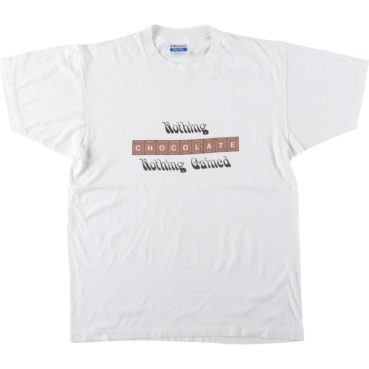 古着 90年代 ヘインズ Hanes Fifty-Fifty 青タグ プリントTシャツ USA製 メンズL相当 ヴィンテージ/eaa667835