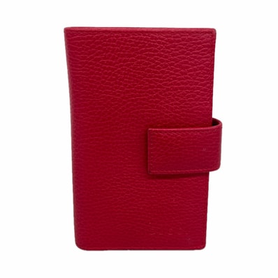 【6ke5442】グッチ 三つ折り長財布 363420 レザー ピンク ゴールド金具【中古】レディース