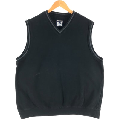 古着 90年代 リー Lee SUEDED Vネック スウェットベスト メンズL相当 ヴィンテージ/eaa526250