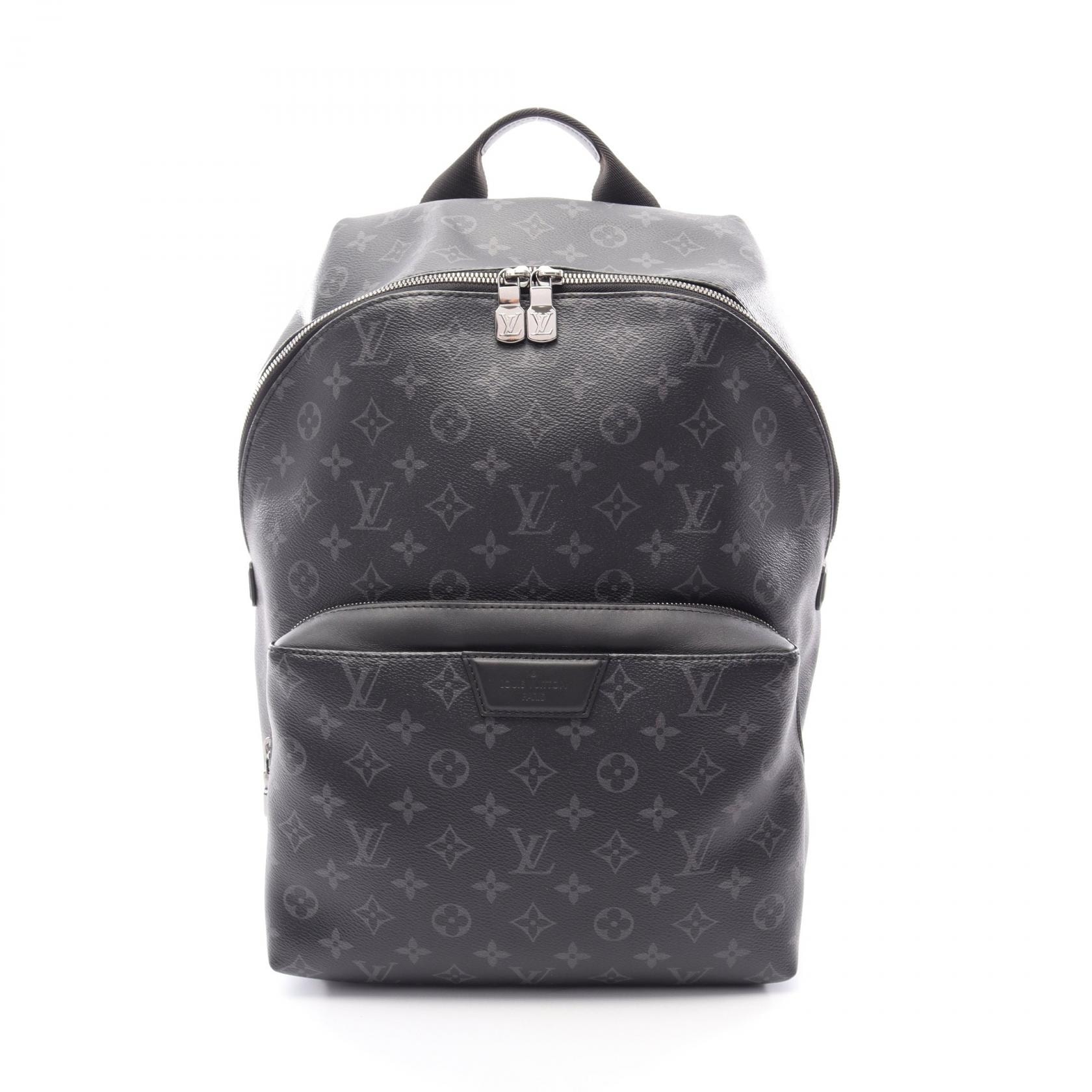 ルイ・ヴィトン LOUIS VUITTON アポロ モノグラムエクリプス リュックサック バックパック バッグ PVCコーティングキャンバス レザー メンズ ブラック系 M43186 【中古】