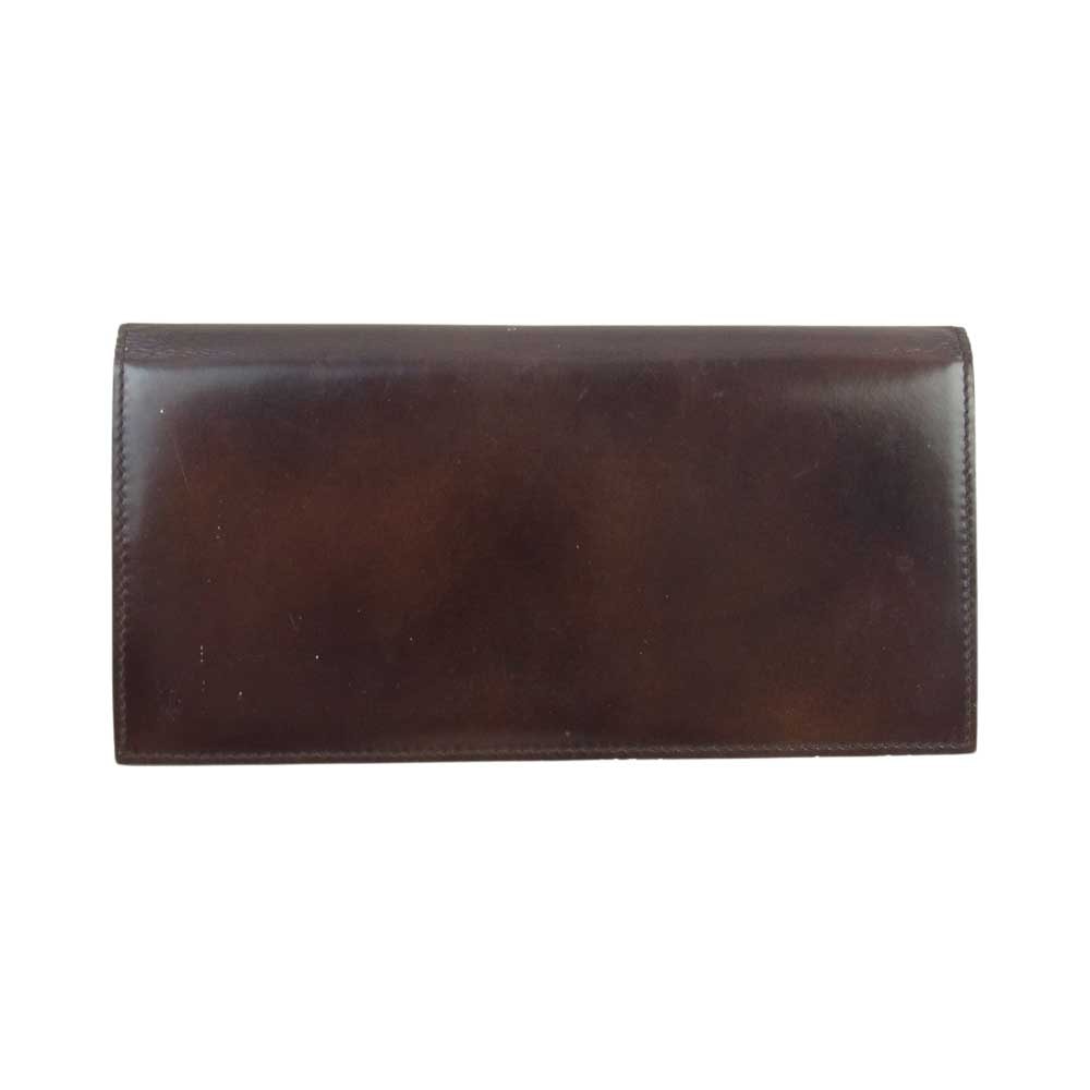 Dunhill ダンヒル 二つ折り財布 2つ折り レザー 長財布 ブラウン系【中古】