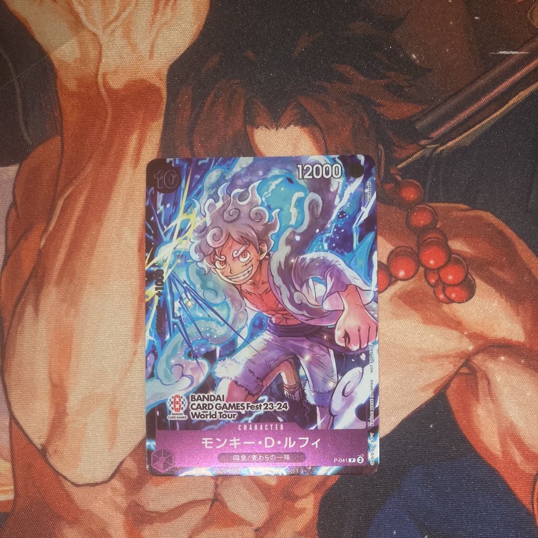 モンキー・D・ルフィ P [P-041] (BANDAI CARD GAMES Fest23-24 World Tour)