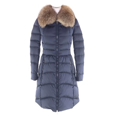 美品 モンクレール ダウンコート HIRONDELLE ネイビー 00