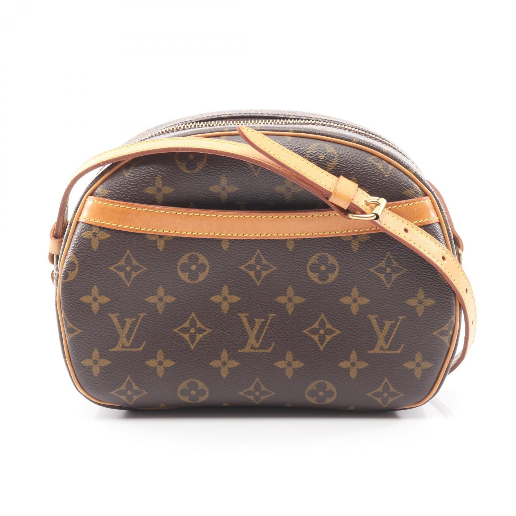 ルイ・ヴィトン LOUIS VUITTON ブロワ ショルダーバッグ バッグ PVCコーティングキャンバス レザー モノグラム レディース ブラウン系 M51221 【中古】