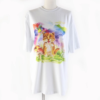 未使用品 エムエスジーエム
半袖Tシャツ ホワイト レディース XXS