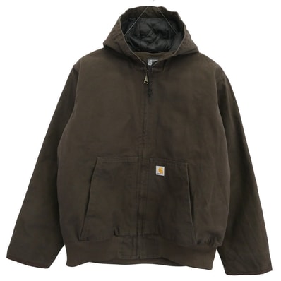 Carhartt カーハート ジャケット J130-M Washed Duck Insulated Active Jacket LOOSE FIT ダック アクティブ ルーズフィット ジャケット ブラウン系 XL【中古】