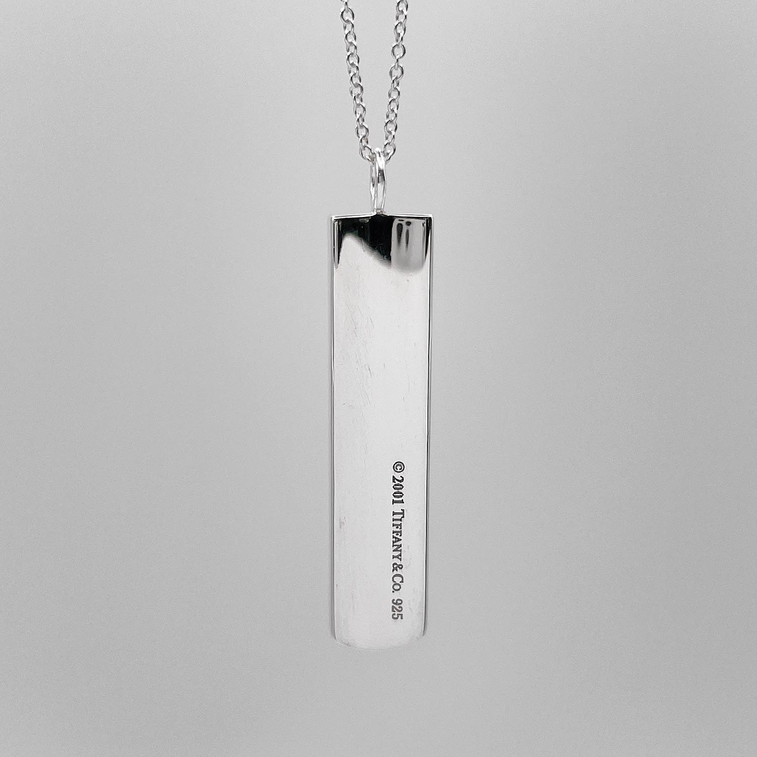 A (未使用に近い)】TIFFANY&Co. ティファニー ナローバー ネックレス A (未使用に近い)】TIFFANY&Co. ティファニー ナローバー ネックレス