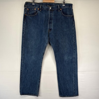 古着 リーバイス Levi's デニム パンツ 501 ストレート ボタンフライ 大きいサイズ W40L30 ブルー系 メンズ