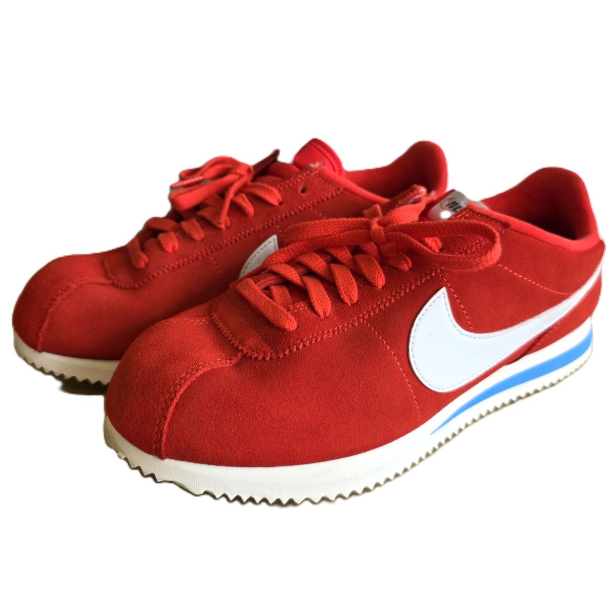 NIKE ナイキ CORTEZ TXT コルテッツ ローカット レトロ シューズ ウィメンズ 28cm スニーカー IB1857-600 レザー レッド メンズ【中古】
