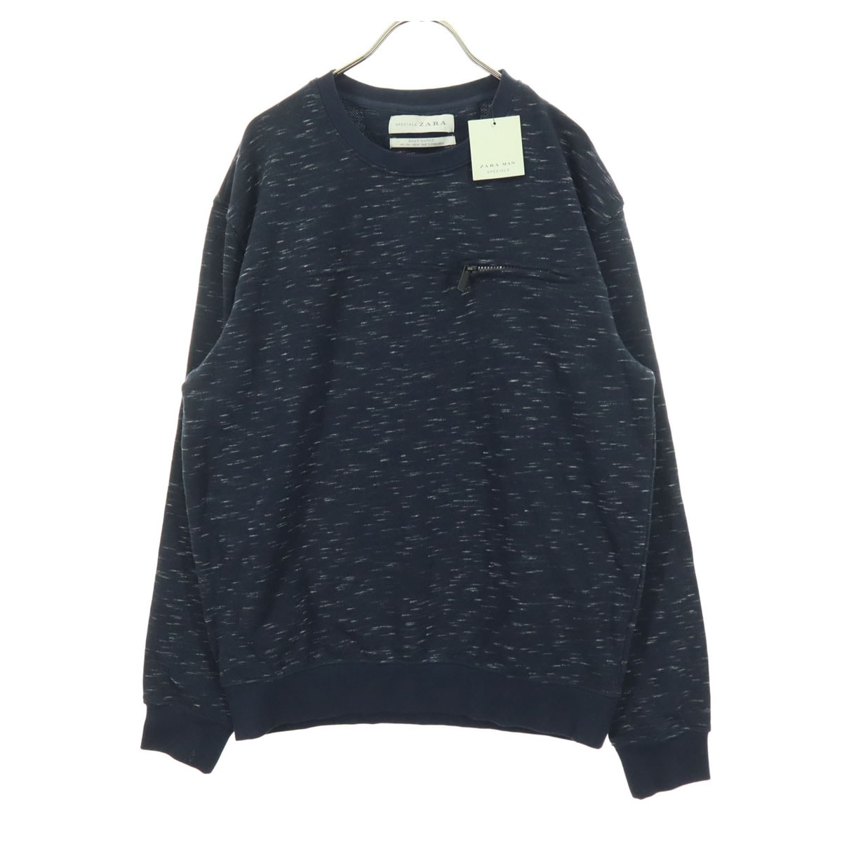 未使用 ZARA ザラ 長袖 トレーナー L ブラック スウェット