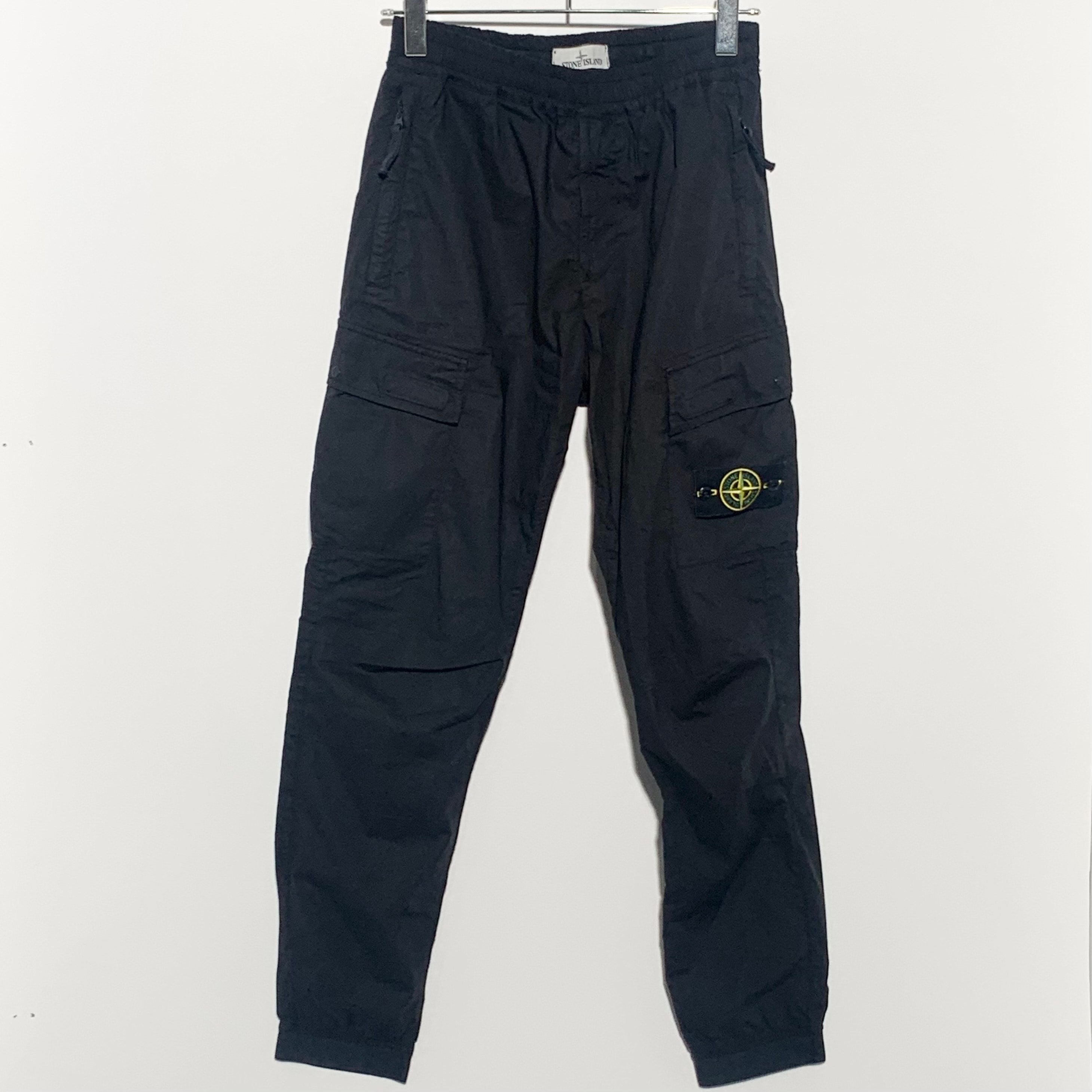 STONE ISLAND CARGO JOGGER PANT Black