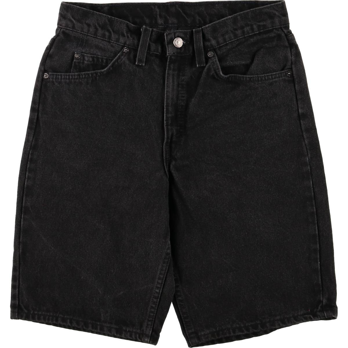 古着 90年代 リーバイス Levi's 550 RELAXED FIT オレンジタブ ブラックデニムショーツ ハーフパンツ USA製 メンズw31相当 ヴィンテージ/eaa578224