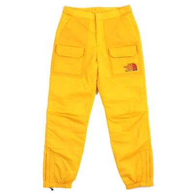 未使用品 グッチ×ザ・ノースフェイス カーゴパンツ イエロー S 663764