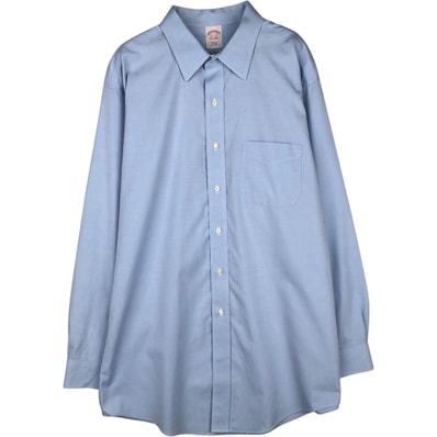 古着 ブルックスブラザーズ Brooks Brothers Est.1818 長袖 ボタンダウンシャツ メンズXL相当/eaa495590