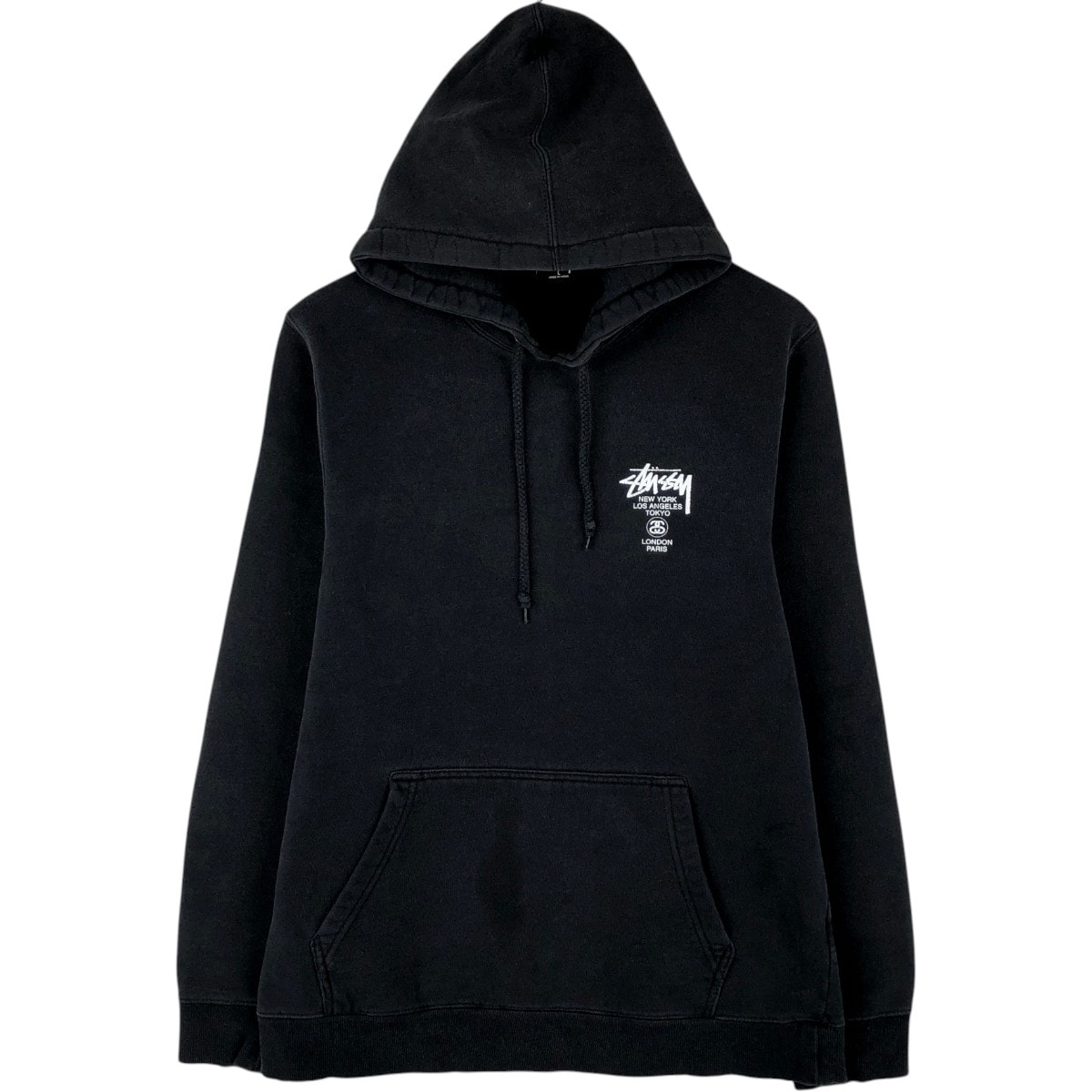 古着 ステューシー STUSSY スウェットプルオーバーパーカー メンズL相当/eaa671704