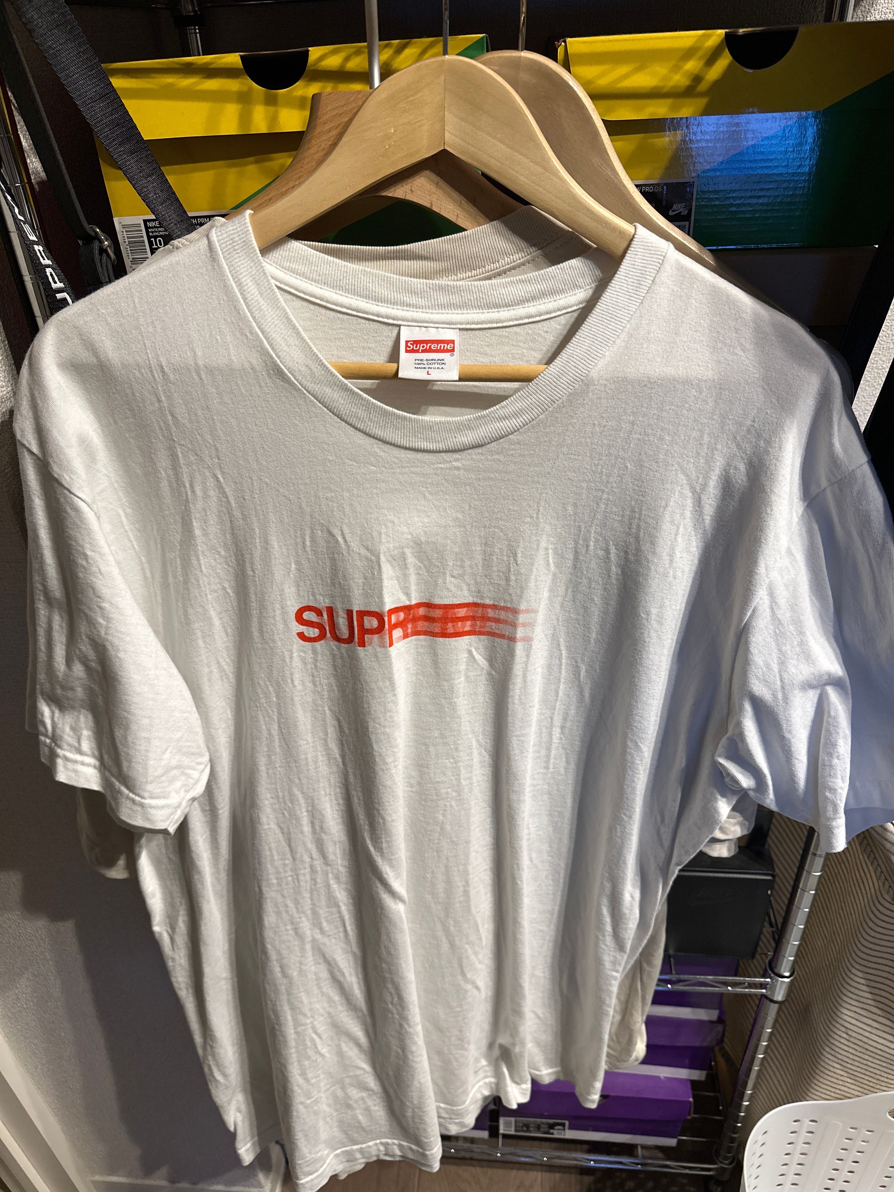 Supreme Motion Logo Tee "White" (20SS)