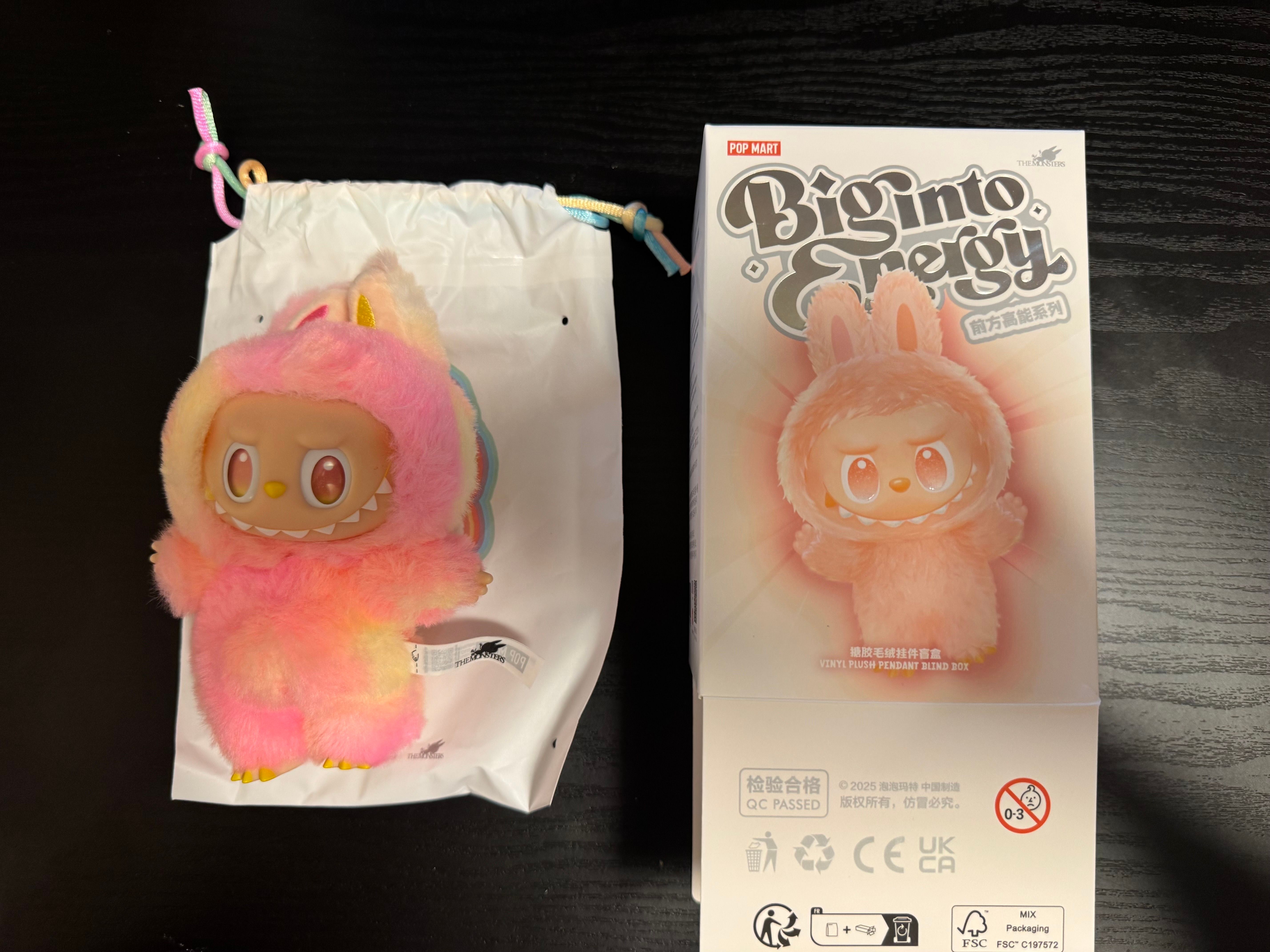 POP MART THE MONSTERS (LABUBU) Big into Energy Series Plush Pendant LOYALTY