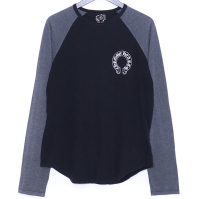 CHROME HEARTS オールド バックスクロールラベル ラグランロングスリーブTシャツ