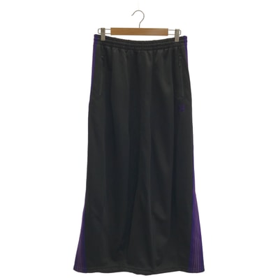 ニードルズ 【×BEAMS BOY】RW1555 ブラック H.D.Track Skirt ヒザデルトラックスカート