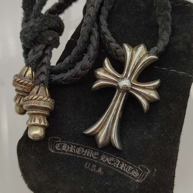 Chrome Hearts Small CH Cross Pendant "Silver"