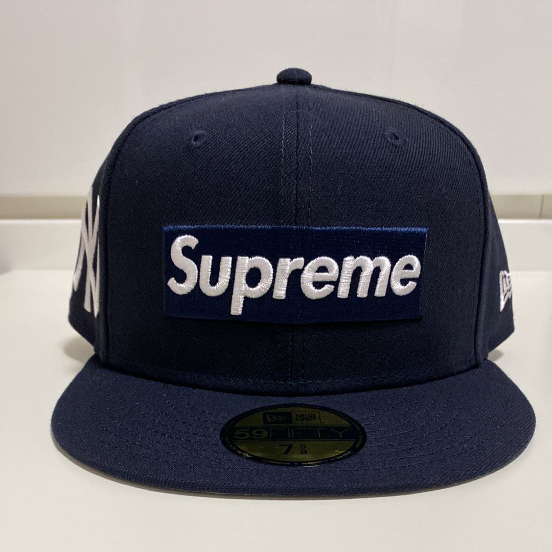 Supreme MLB Teams Box Logo New Era "Navy"