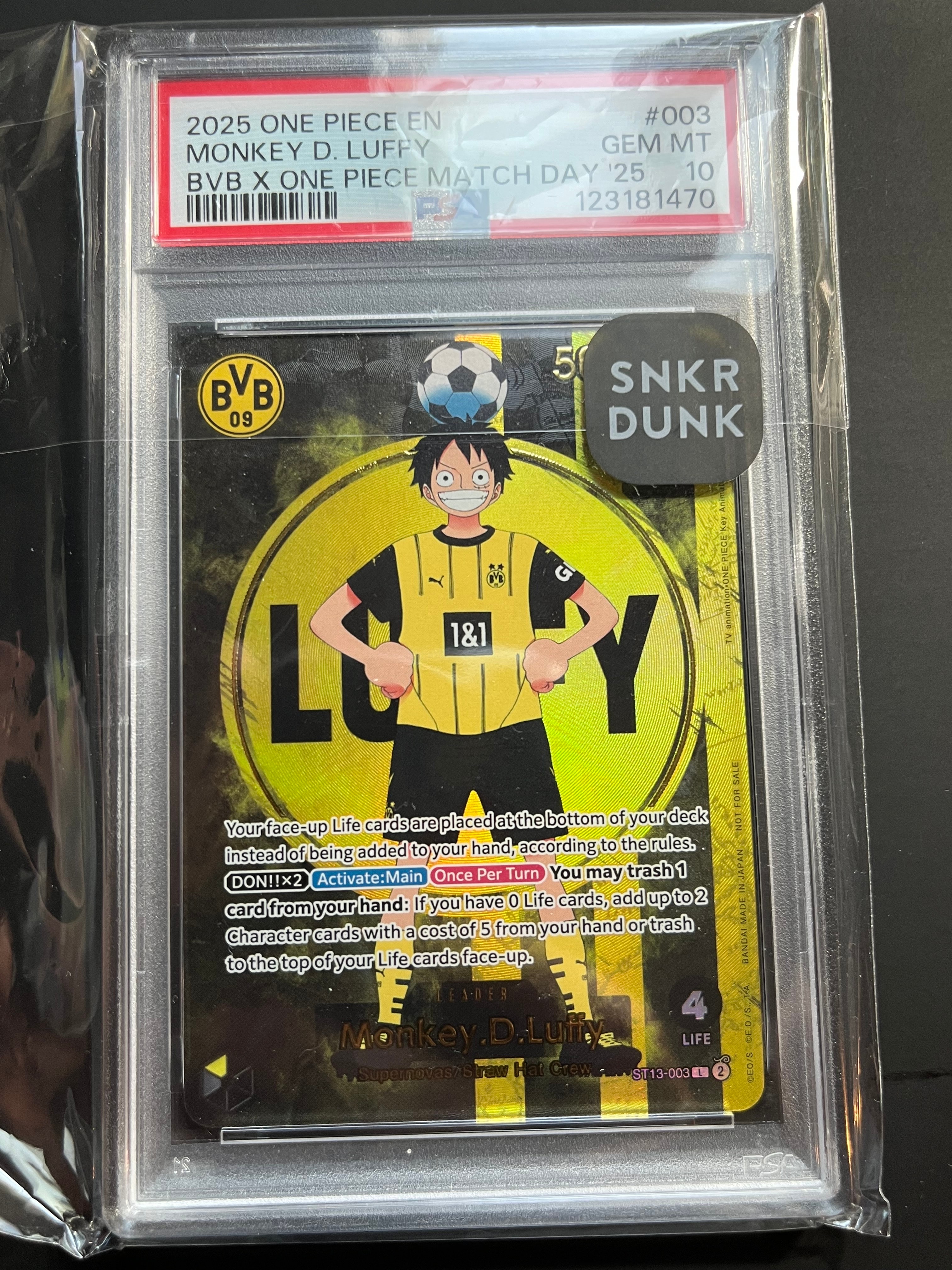 PSA10】モンキー・D・ルフィ L [ST13-003]【英語版】(プロモーション