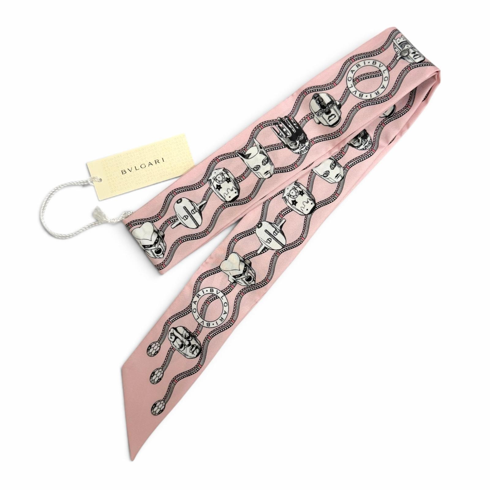 未使用品 ブルガリ 荒木飛呂彦 ジョジョの奇妙な冒険 シェリーシルク ピンク