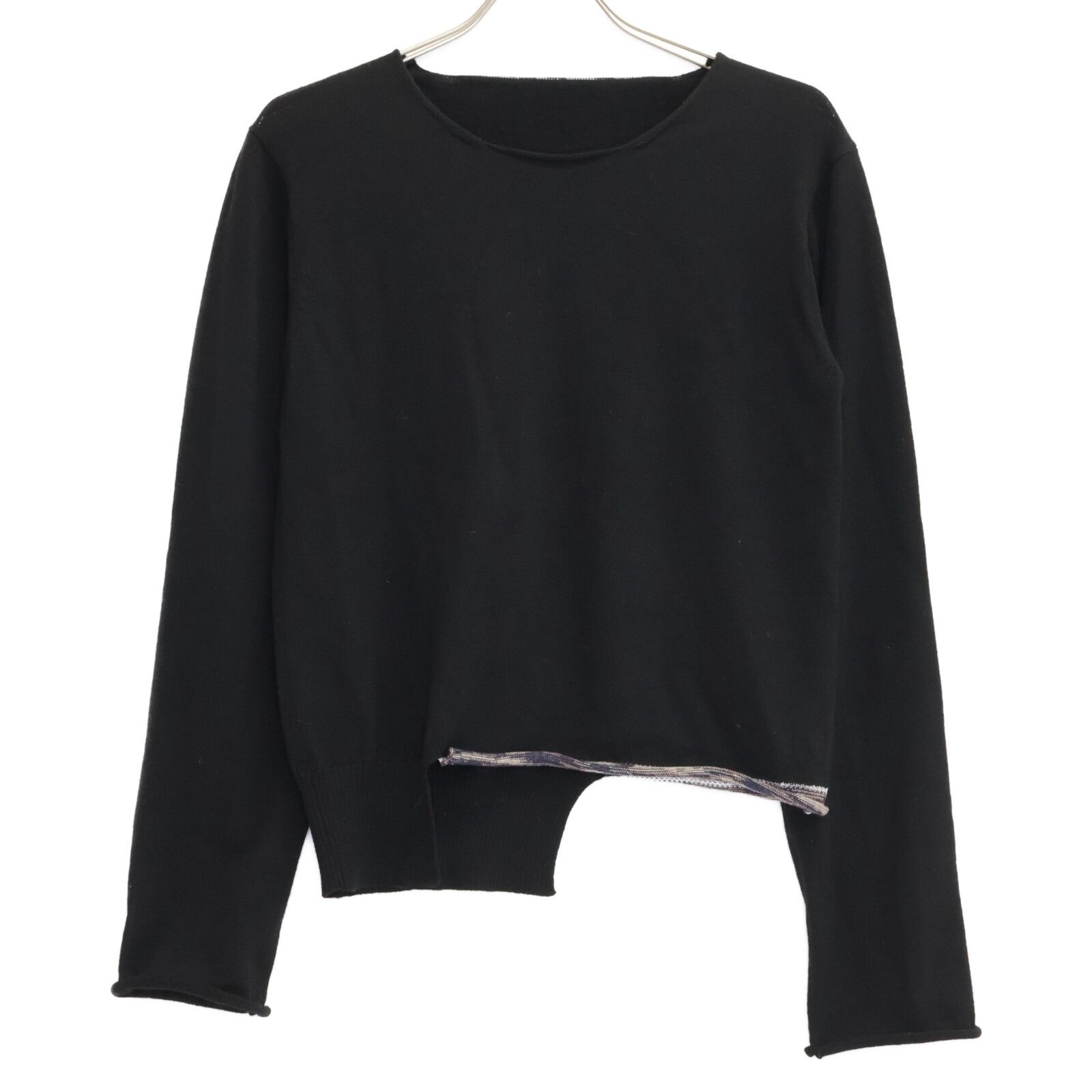 ワイズ 【美品/22AW】YE-K05-186 ウール アシンメトリーニットセーター/ 2