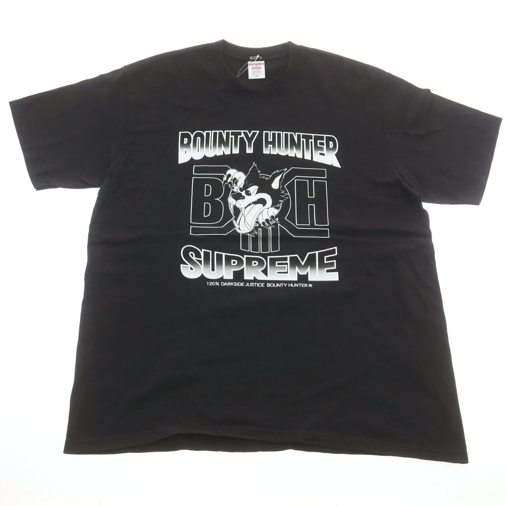 【中古】シュプリーム Supreme 2023年秋冬 Bounty Hunter Wolf Tee 半袖Tシャツ ブラック【サイズXL】【メンズ】