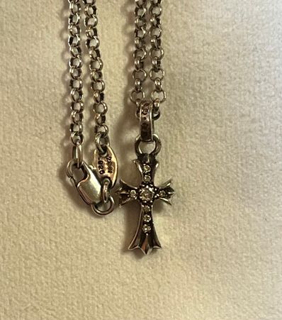 Chrome Hearts CH Cross Baby Fat Charm "Silver"