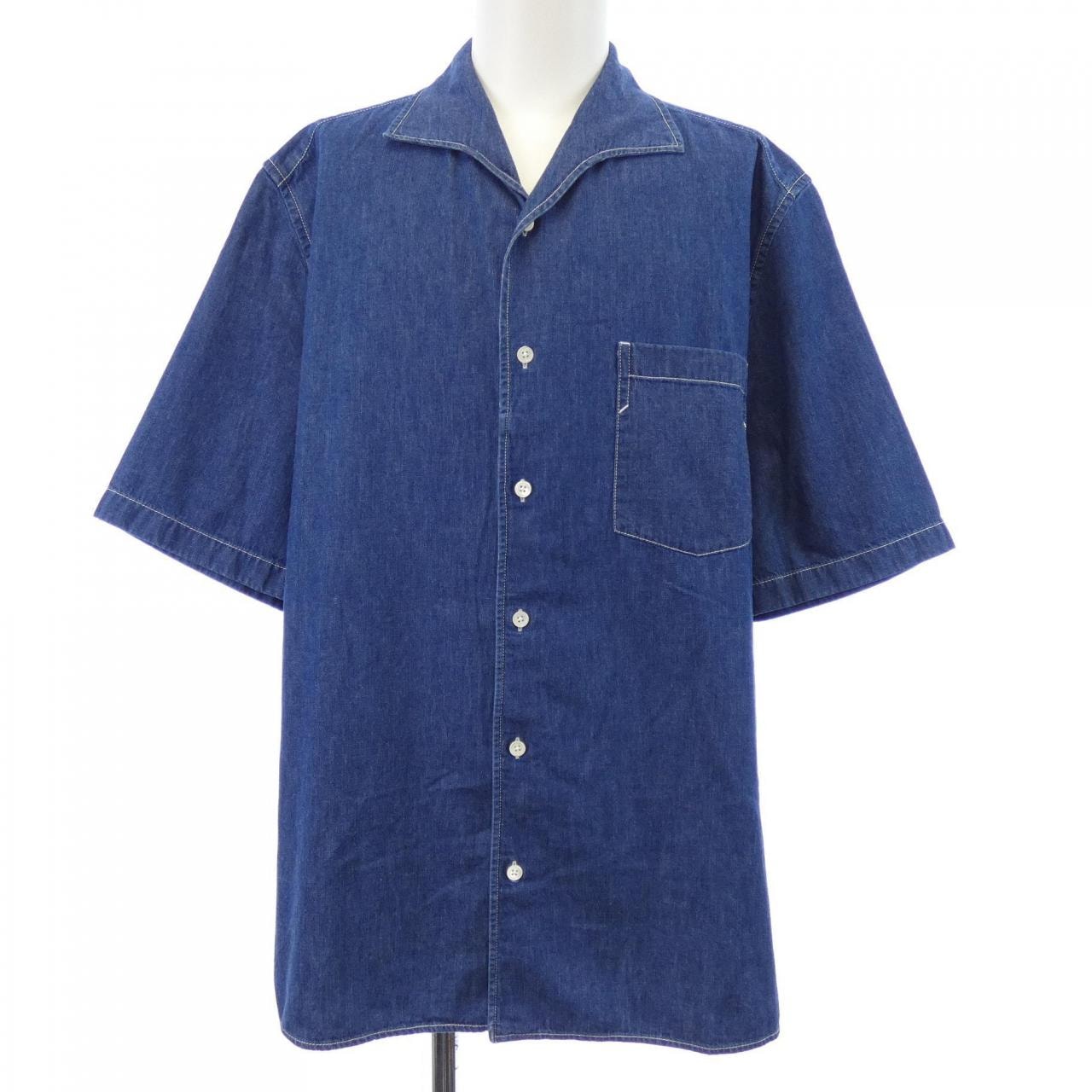エルメス HERMES シャークカラー シャツ 656221HA S/Sシャツ