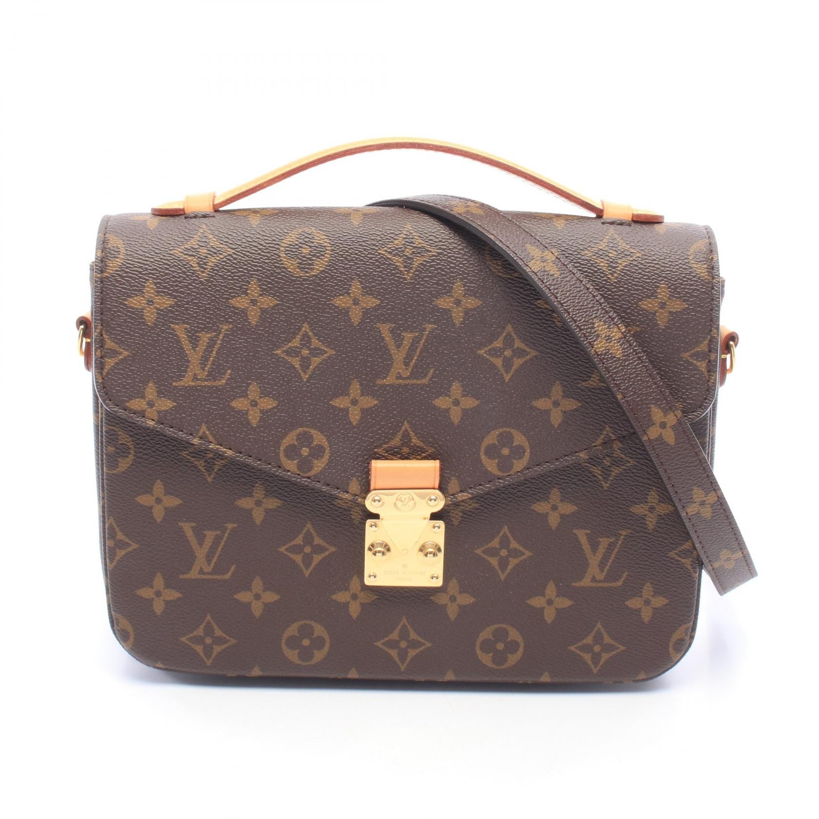 ルイ・ヴィトン LOUIS VUITTON ポシェット メティス MM 2WAY ハンドバッグ バッグ PVCコーティングキャンバス レザー モノグラム レディース ブラウン系 M44875 【中古】
