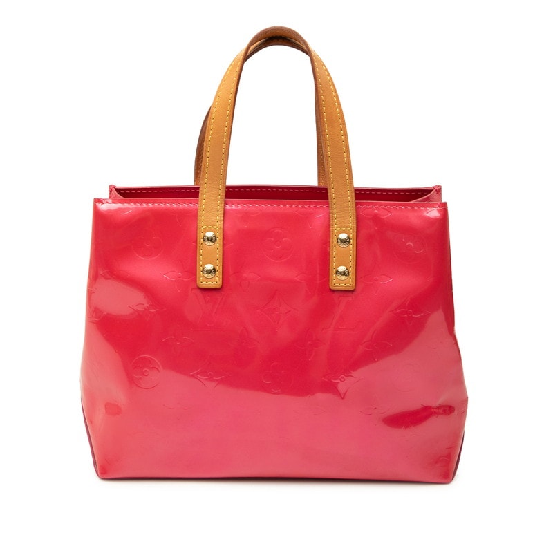 ルイ ヴィトン モノグラム ヴェルニ リードPM ハンドバッグ M91221 ピンク系 パテントレザー レディース LOUIS VUITTON 中古