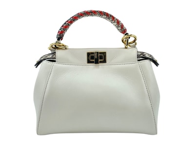 フェンディ FENDI ピーカブーミニ ハンドバッグ【中古】