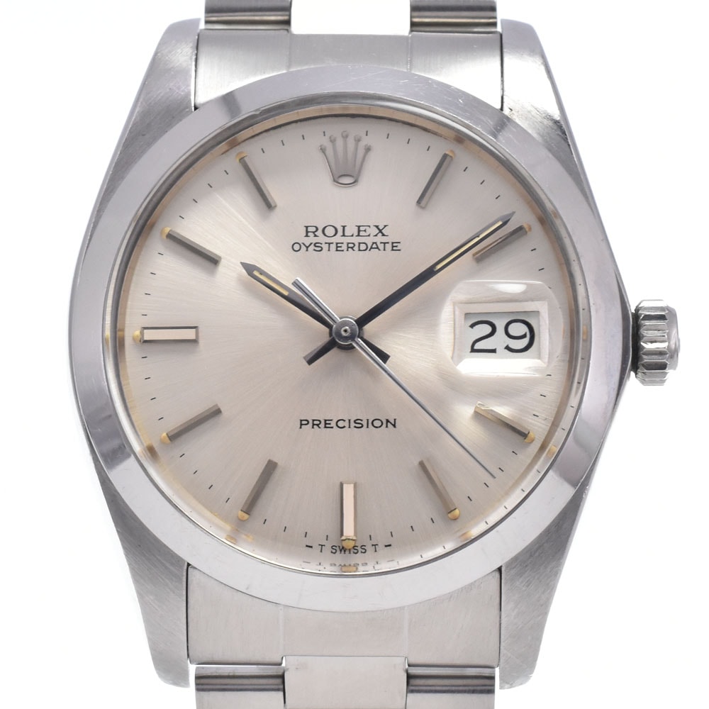 値下 ロレックス ROLEX 6694 ヴィンテージ オイスターデイト プレシジョン Cal.1225 メンズ 良品 保証書付き 腕時計 N#148346
