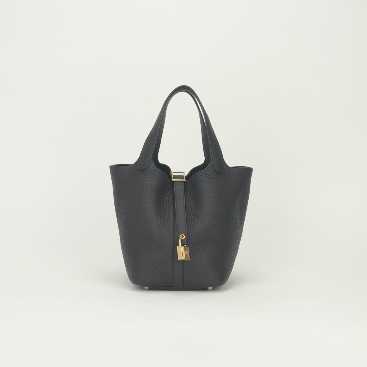 エルメス HERMES ピコタンロックPM ピコタンロック PM ピコタンPM ピコタンロック18 バッグ トートバッグ トリヨンクレマンス プルノワール Prunoir ブラック Blackパープル Purple 黒 紫 ゴールド金具