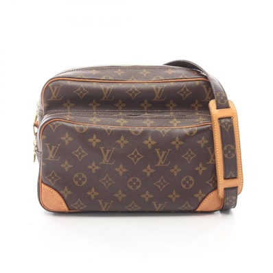 ルイ・ヴィトン LOUIS VUITTON ナイル モノグラム ショルダーバッグ バッグ PVCコーティングキャンバス レザー モノグラム レディース ブラウン系 M45244 【中古】