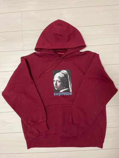 Supreme Pearl Hooded Sweatshirt "Cardinal"
