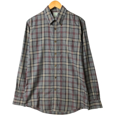 古着 ブルックスブラザーズ Brooks Brothers Est.1818 長袖 ボタンダウンチェックシャツ メンズM相当/eaa594538