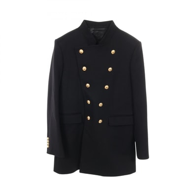セリーヌ CELINE オフィサー 衣料品 アウター ウール メンズ ブラック系 2M07C998K 【中古】