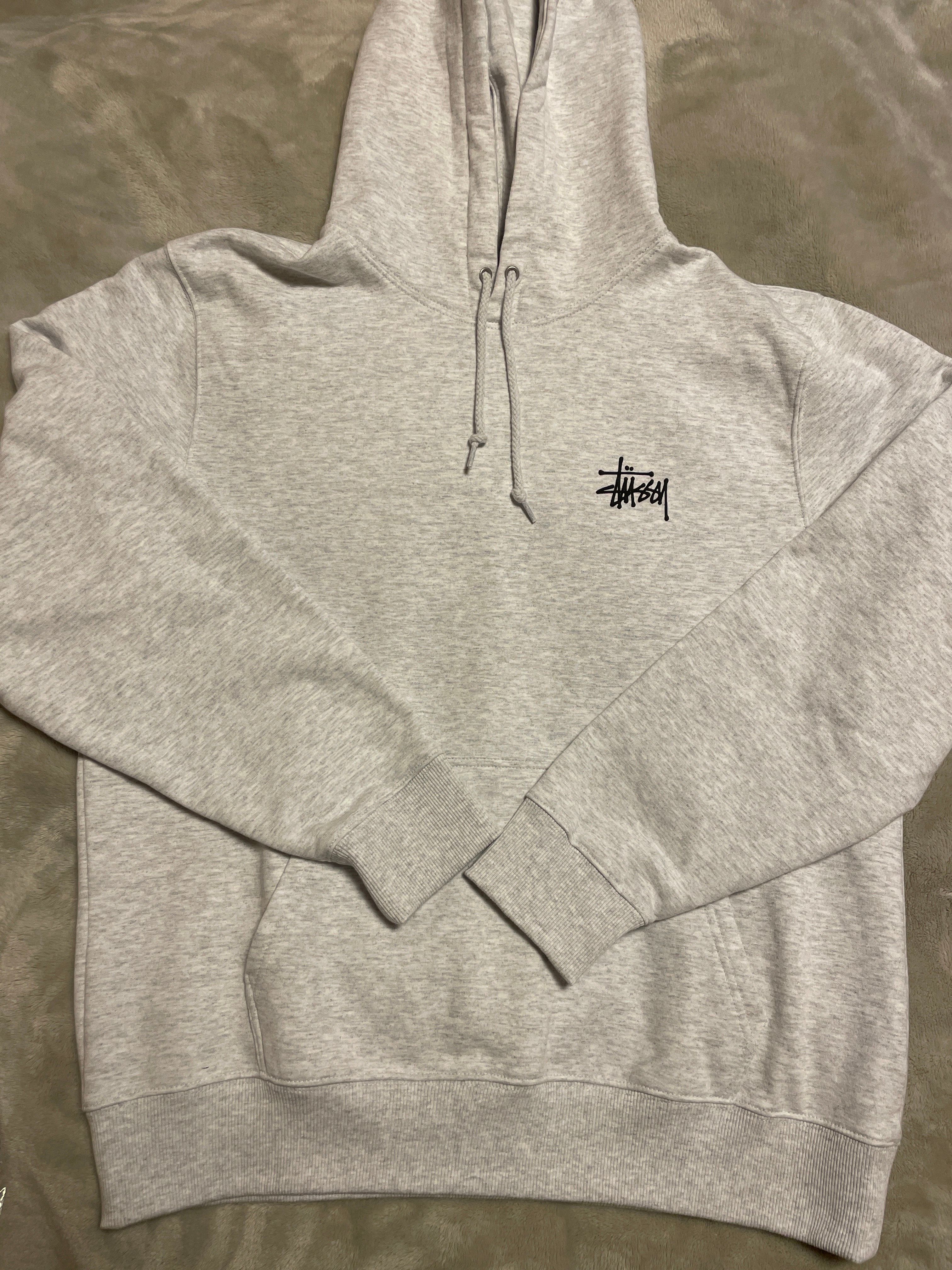 Stussy BASIC STUSSY HOOD "Ash Heather" (2022)