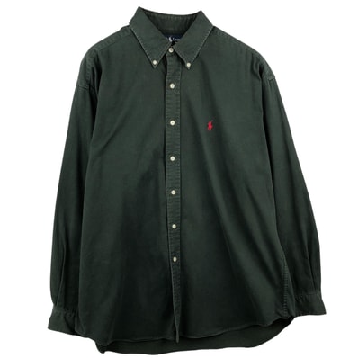 古着 ラルフローレン Ralph Lauren BLAIRE 長袖 ボタンダウンシャツ メンズXL相当/eaa608028