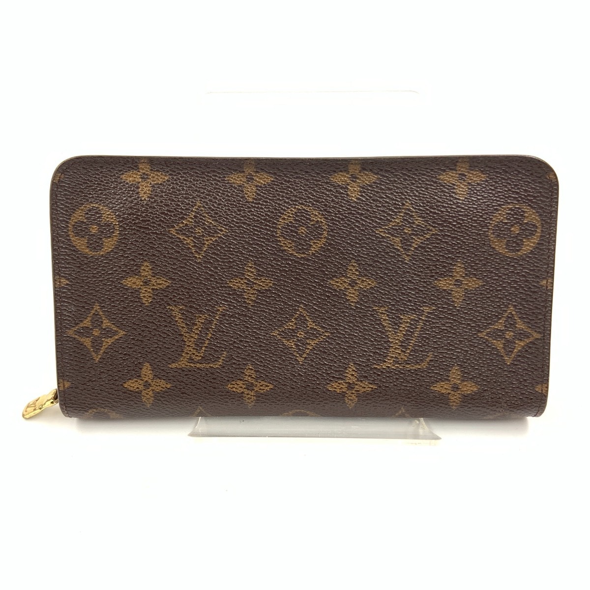 LOUIS VUITTON ルイヴィトン モノグラム ポルトモネ ジップ ラウンドファスナー長財布   M61727 ブラウン