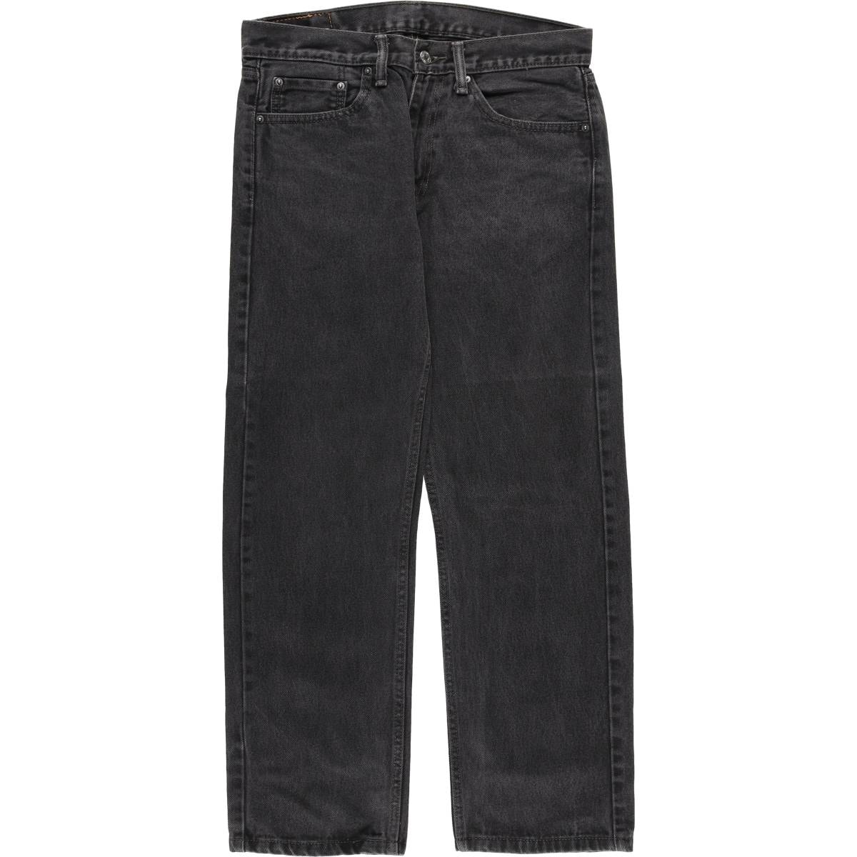 古着 リーバイス Levi's 505 ブラックデニム テーパードデニムパンツ メンズw32相当/eaa482660