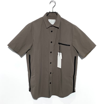 sacai Mette Taffeta Shirt "Taupe"