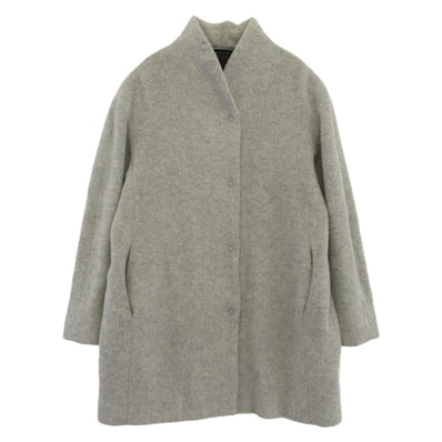 marimekko マリメッコ コート スナップボタン ウール コート グレー系 S【中古】