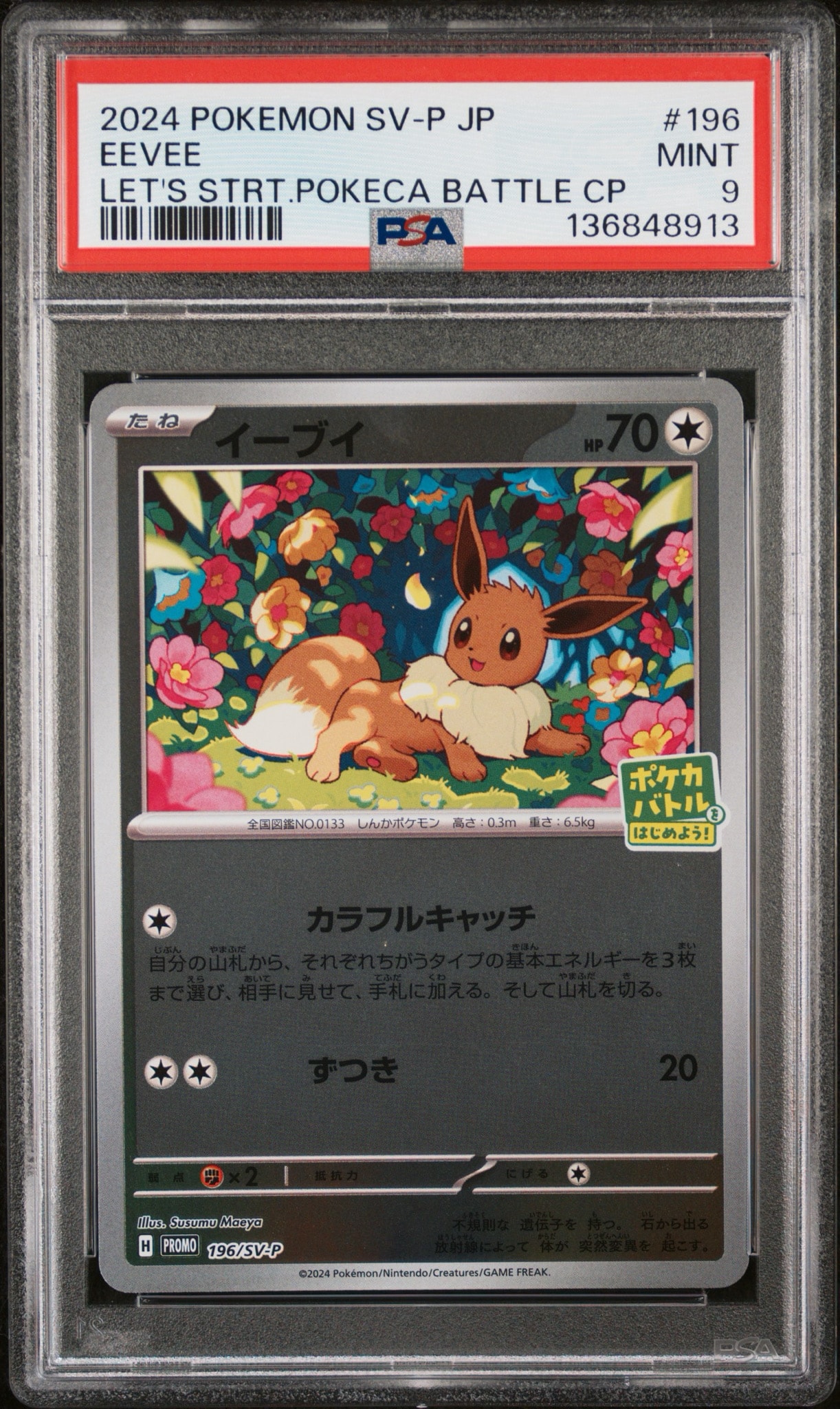 イーブイ P [SV-P-SM 196](プロモカードパック「ポケカバトルをはじめ