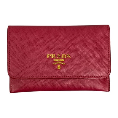 PRADA プラダ サフィアーノ カードケース・名刺ケース 1MC362 ピンク系