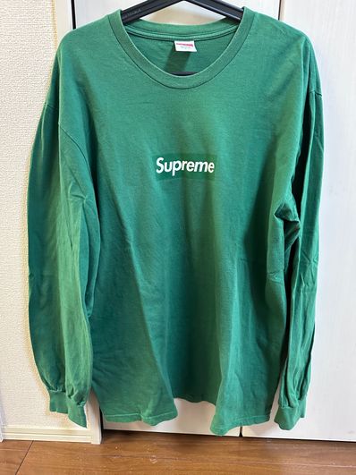 Supreme Box Logo L/S Tee "Green"