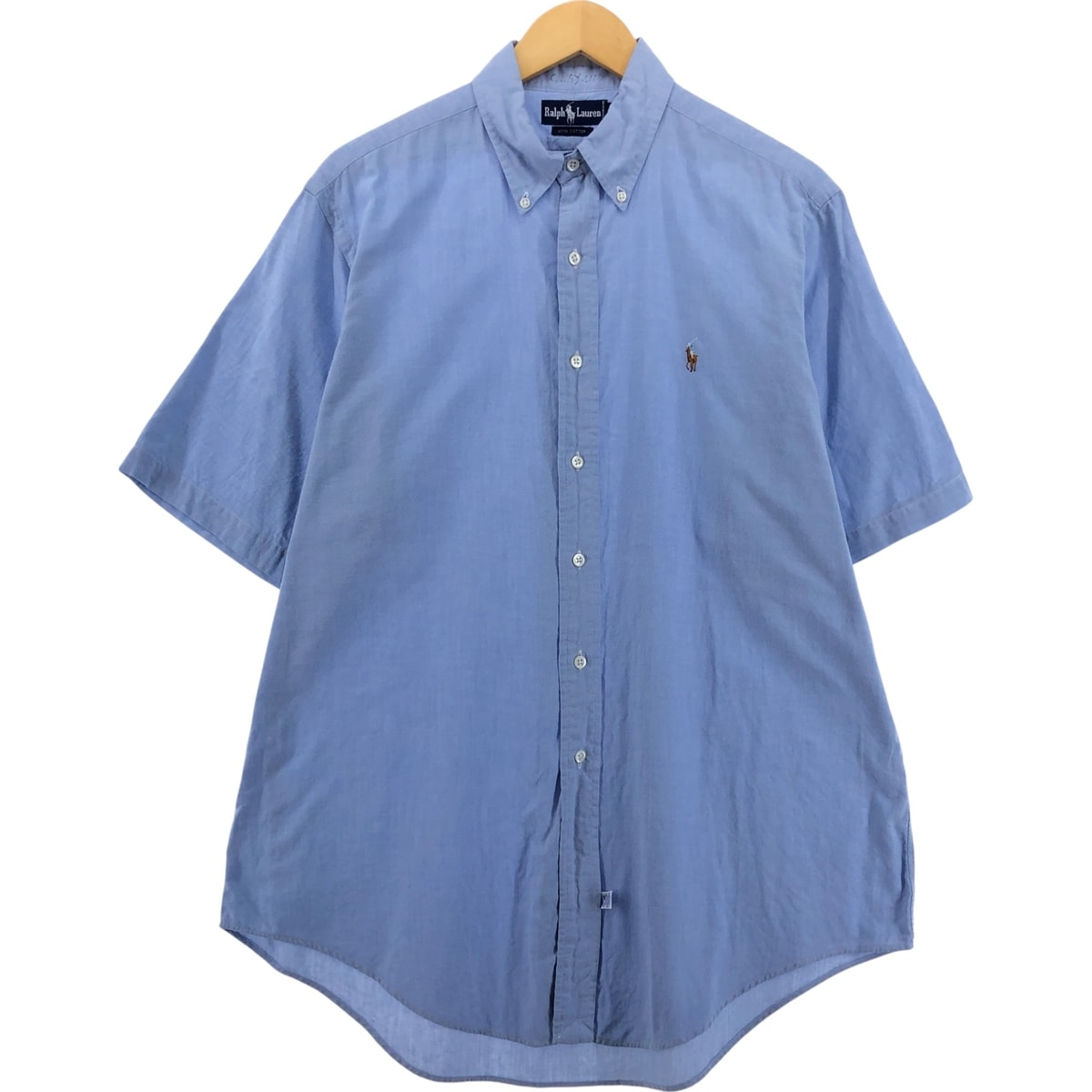 古着 ラルフローレン Ralph Lauren 半袖 ボタンダウンシャツ メンズL相当/eaa546809